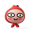 Cartoon silicone car vent doll for customization